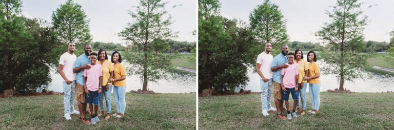 family photo session in union park