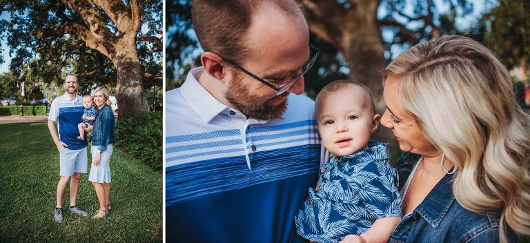 first birthday photos with family