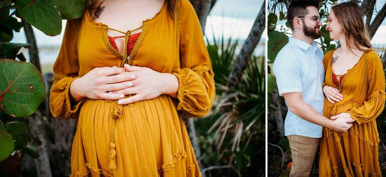 beach maternity shoot