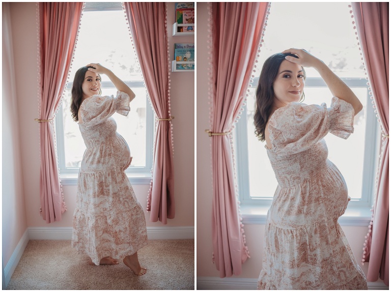 in-home maternity session