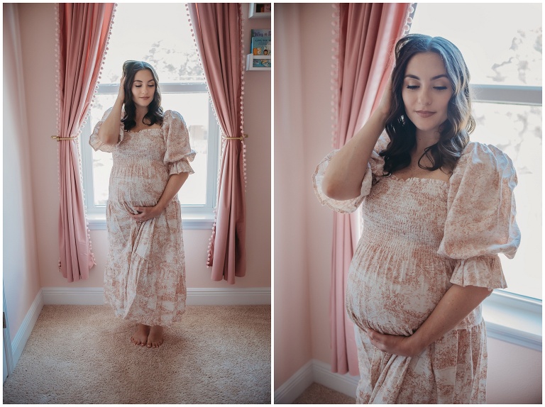 in-home maternity session